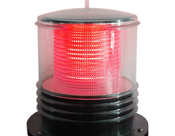 Solar-Powered Flashing Marine Beacon Light