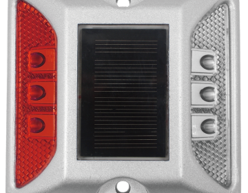 Aluminum Solar-Powered Flashing Road Marker