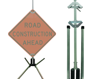 Heavy-Duty Double Spring Sign Stand (for Rigid Signs)