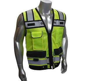 Heavy-Duty Class 2 Surveyor's Vest - 5 Count