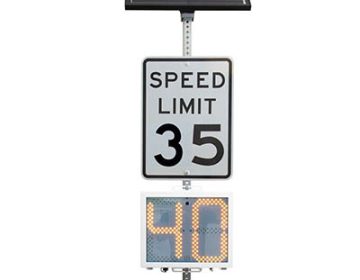 Sa-So 12" Solar Radar Speed Sign