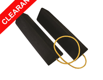 Pair Rubber Rope Connected Aircraft Wheel Chock