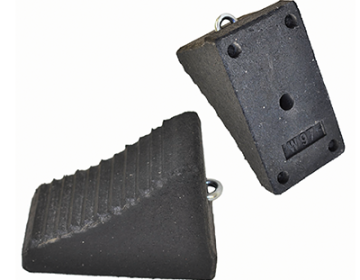 Bus Rubber Wheel Chock - 5" W x 9" D x 6" H