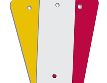 Aluminum Delineator Plates