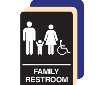 Family ADA Restroom Sign