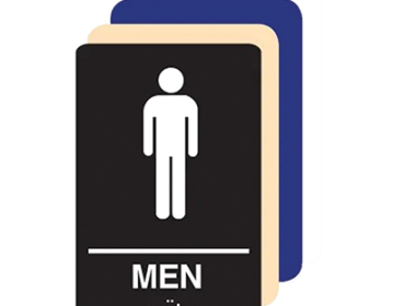 Men ADA Restroom Sign