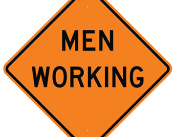 Aluminum Men Working Sign (W21-1A)