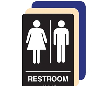Unisex ADA Restroom Sign
