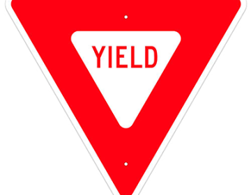 Aluminum YIELD Sign (R1-2)